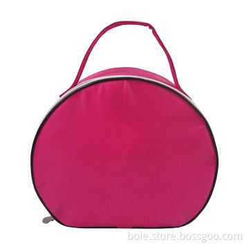 PVC Cosmetic Bag with Handle and Sliver Zipper Closure, Suitable for Promotional Purposes
